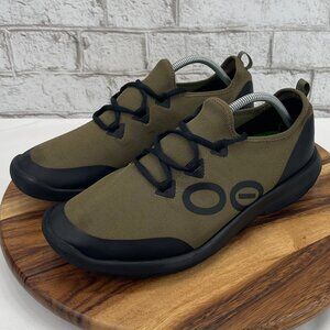 Oofos Oomg Sport LS Low Mens Sz. 12 Tactical Green Black Recovery Shoes